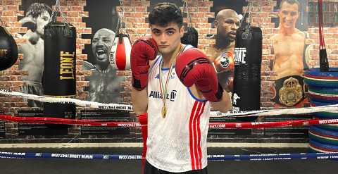 Barletta, il campione U19 di boxe Michele Paolicelli: «Dopo la morte di mio nonno volevo smettere»